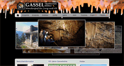 Desktop Screenshot of gasselhoehle.at