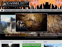 Tablet Screenshot of gasselhoehle.at